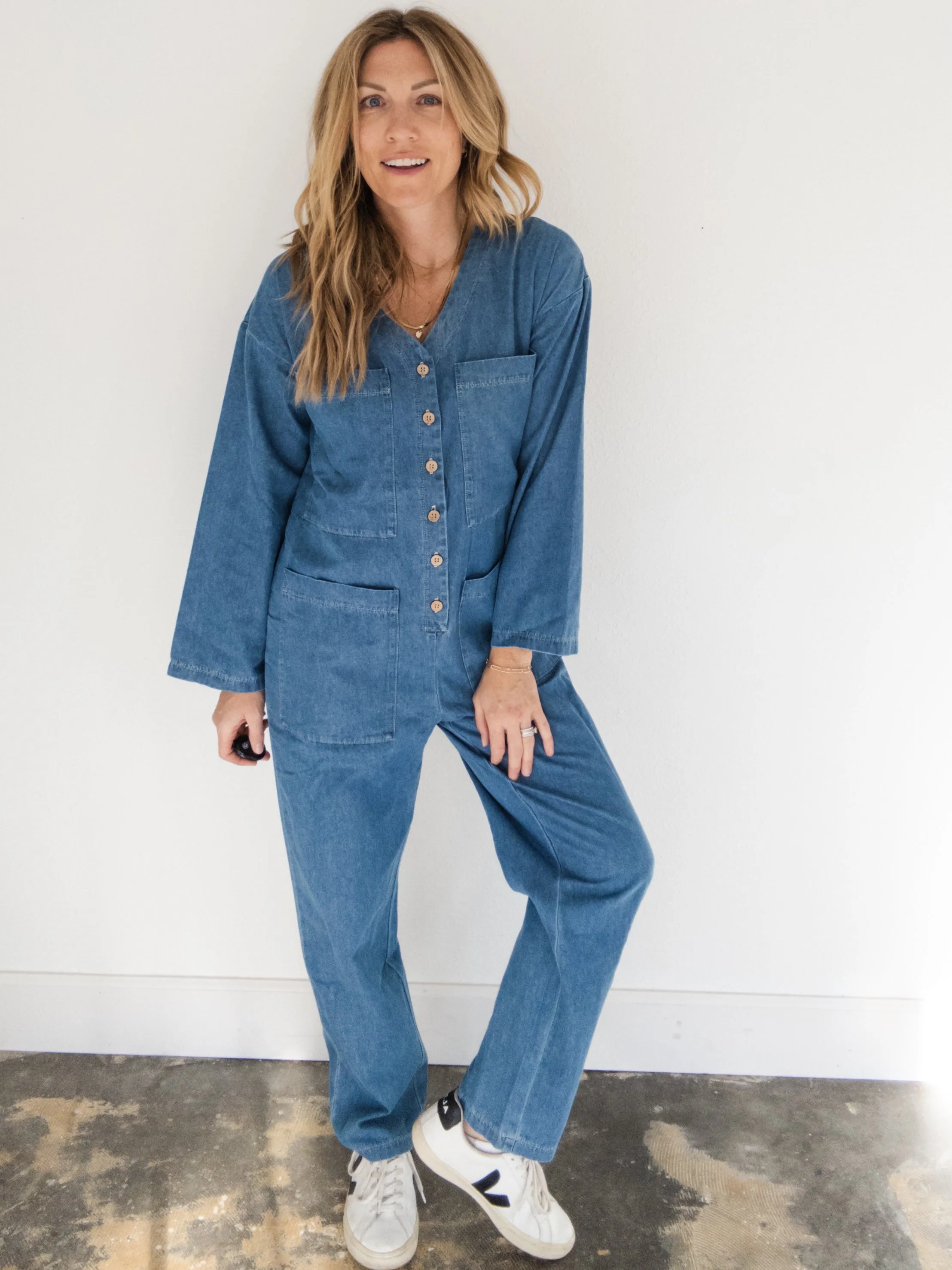 Willie Denim Jumpsuit