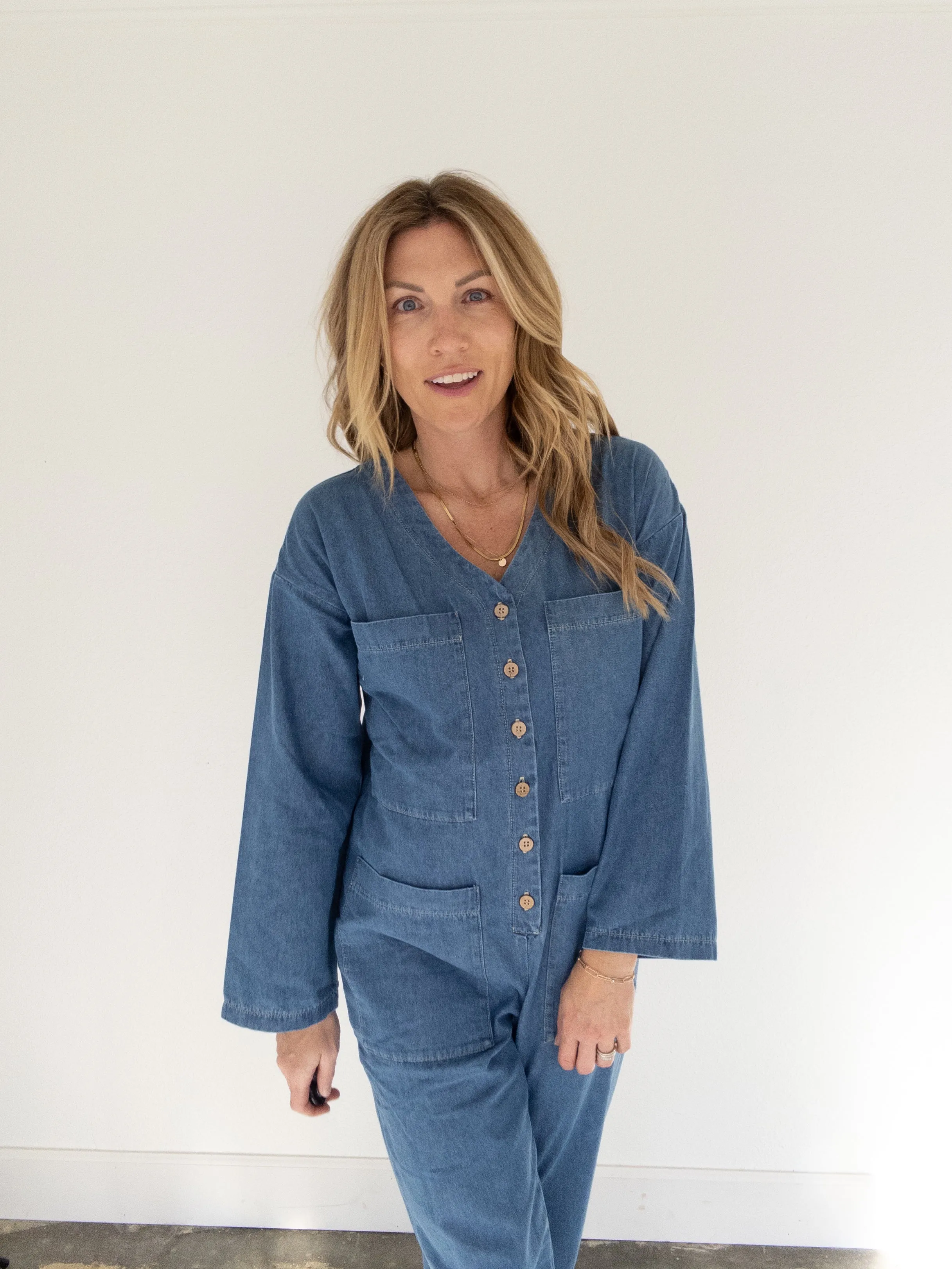 Willie Denim Jumpsuit