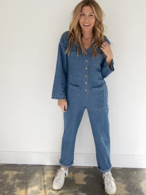 Willie Denim Jumpsuit