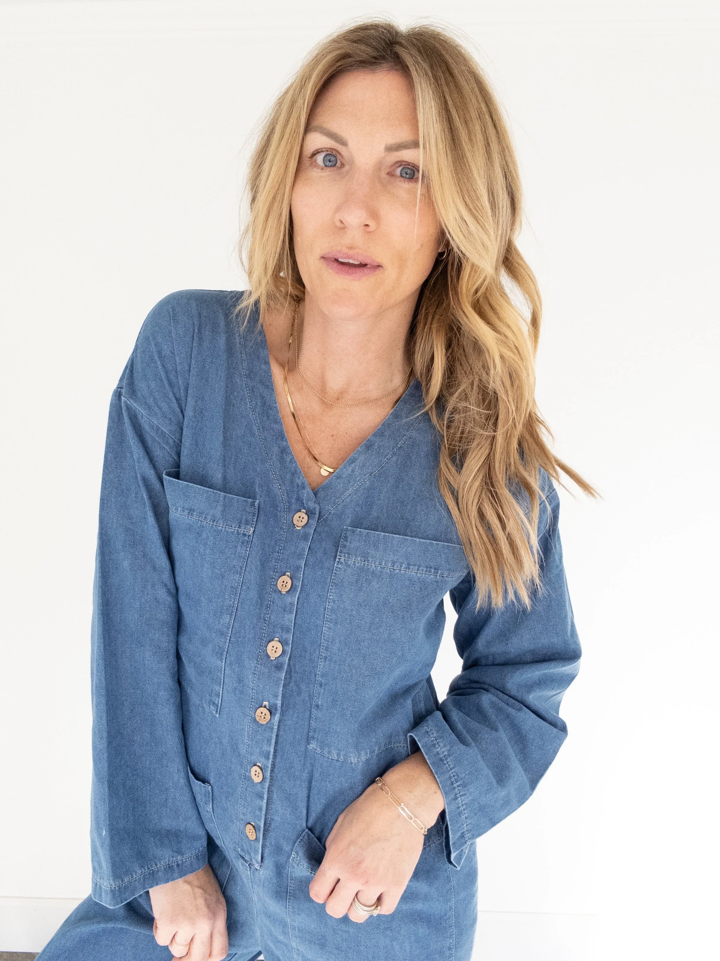 Willie Denim Jumpsuit