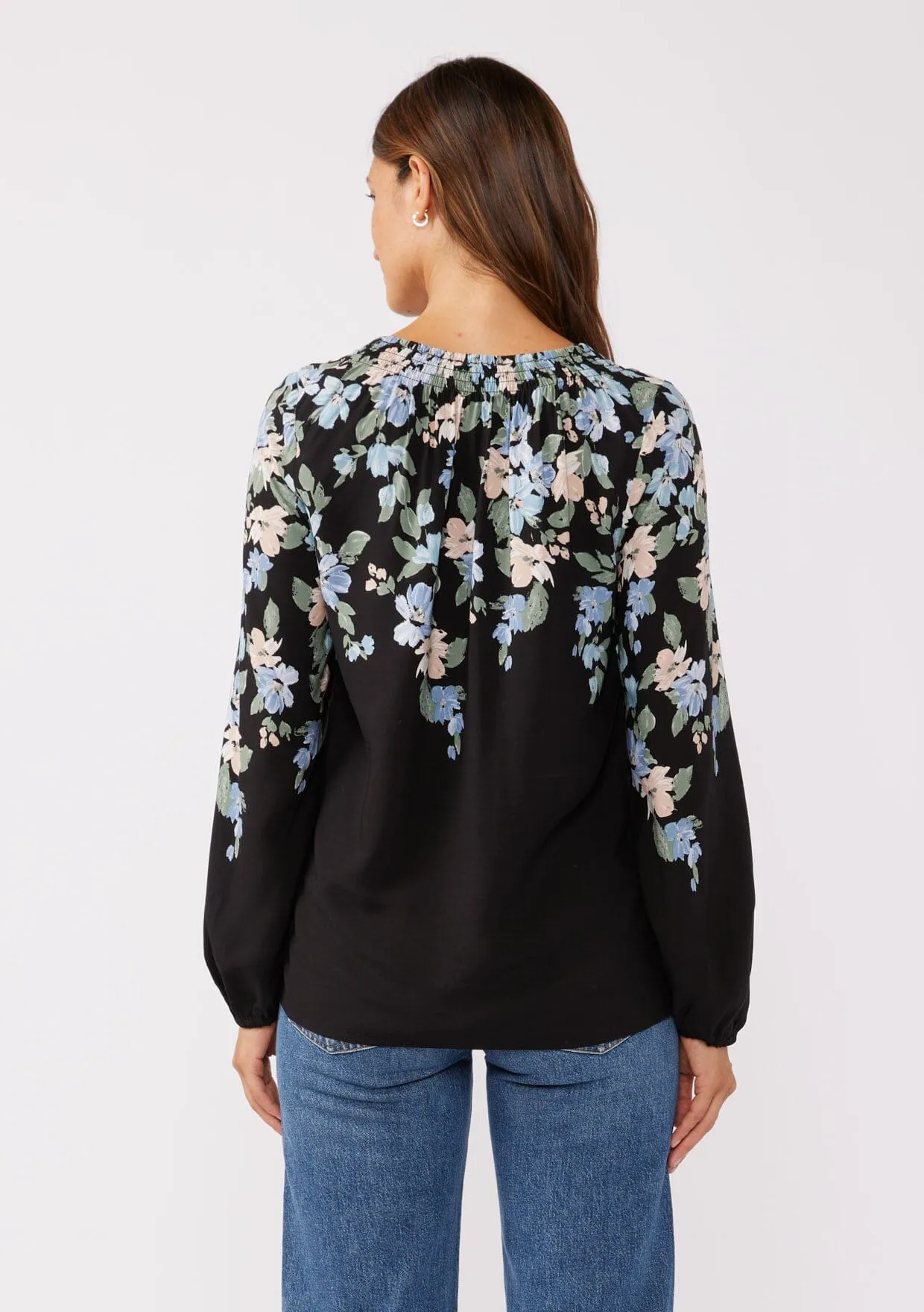 Yours Truly Floral Blouse