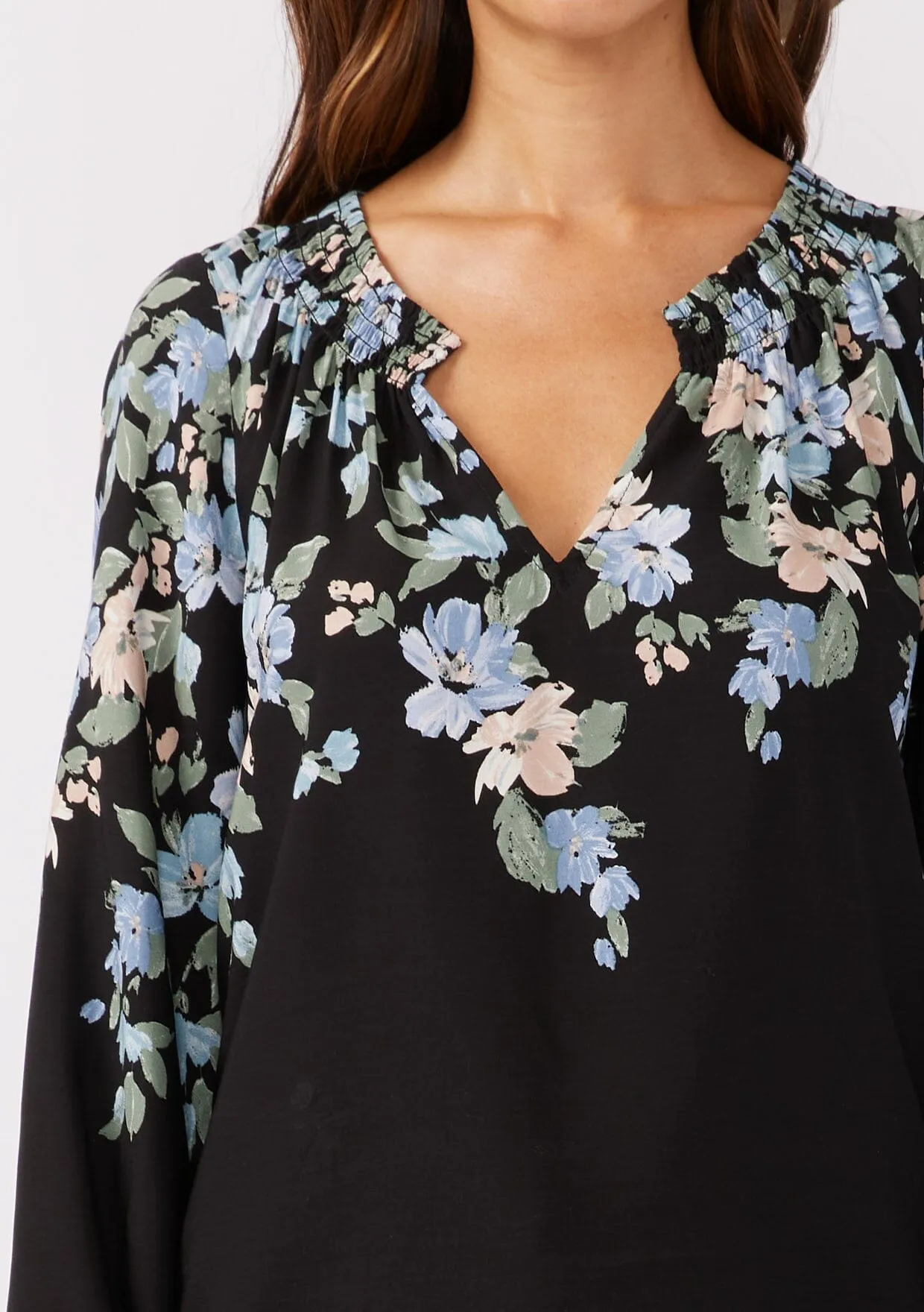 Yours Truly Floral Blouse