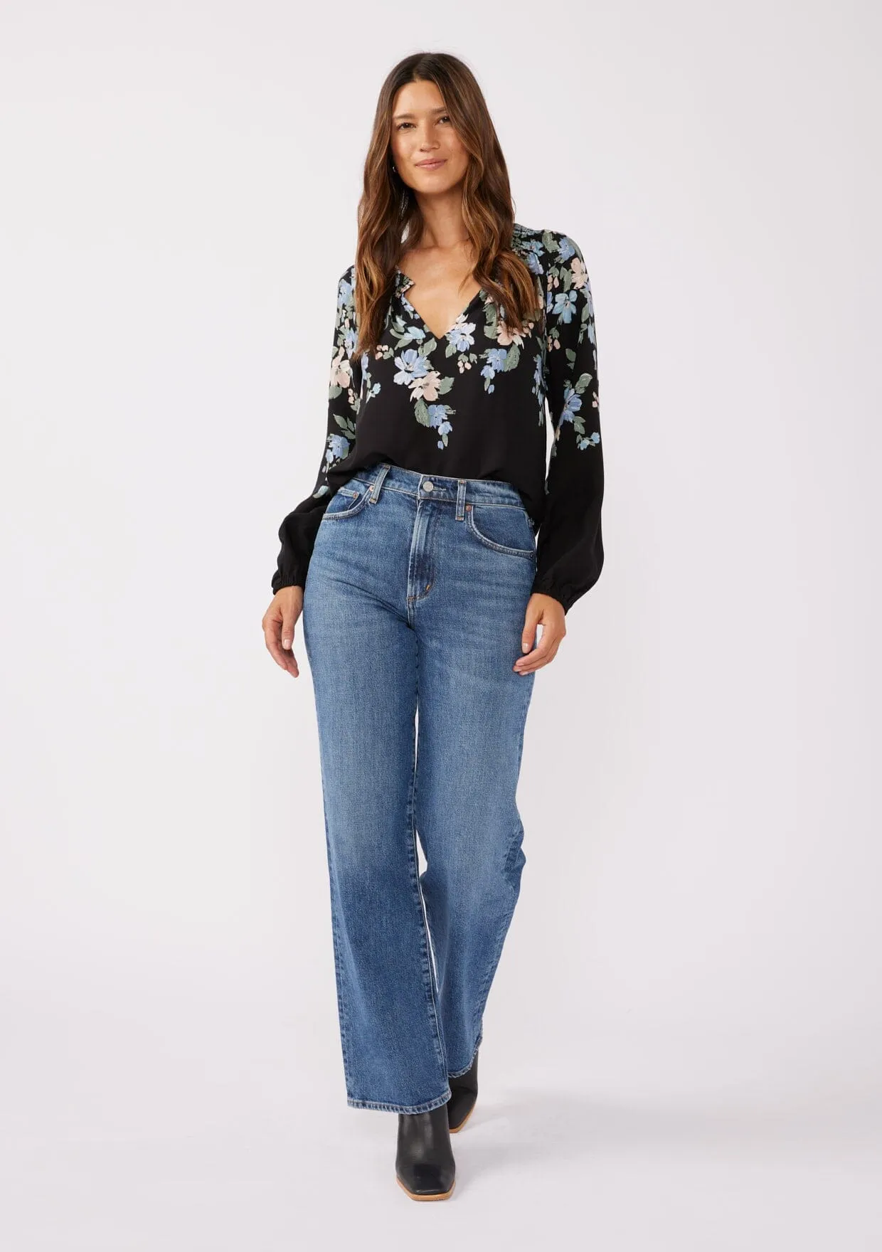 Yours Truly Floral Blouse